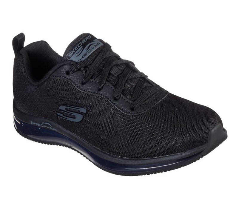 Skechers Relaxed Fit: Skech-Air Sr - Womens Sneakers Black [AU-IY7208]